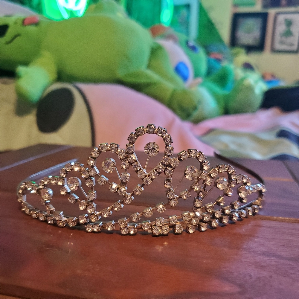 Vintage antique gemetone tiara crown